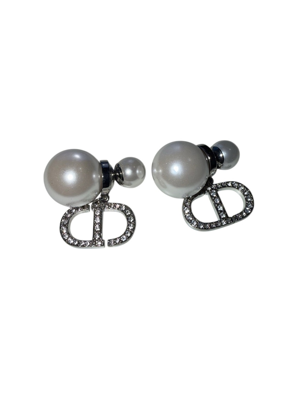Pearl Stud Drop Earrings Crystal Rhinestone Dangle Statement Jewelry